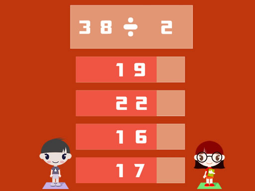 Math Multiple Choice online Puzzle game