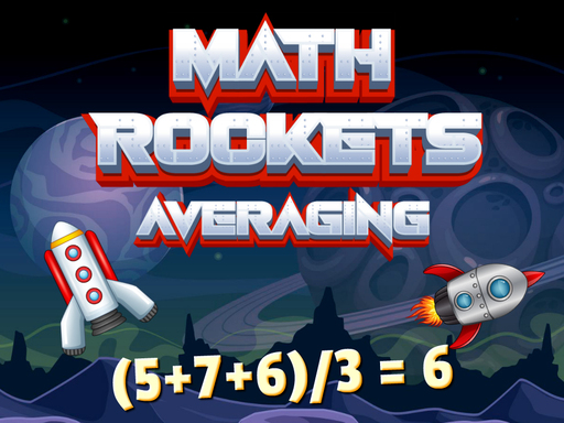 Math Rockets Averaging online game