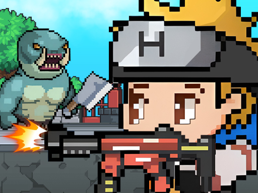 Mecha Shoot Pixel Rpg online Adventure game