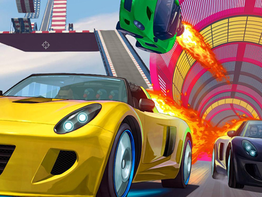 Mega Ramp Car Jumping online Racing game