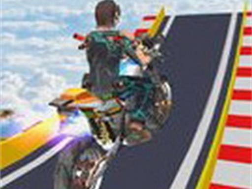Mega Ramp Stunt Moto Game online game