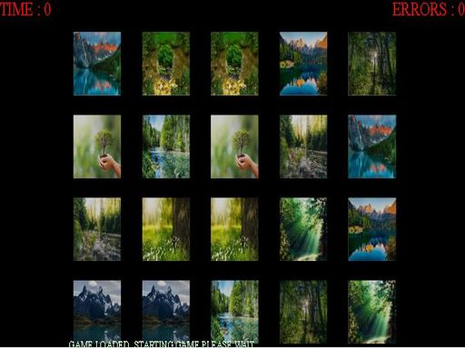 memorize nature online game