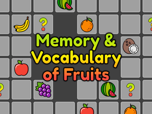 Memory and Vocabulary of Fruits online Puzzle game