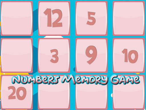 Memory Game With Numbers online game