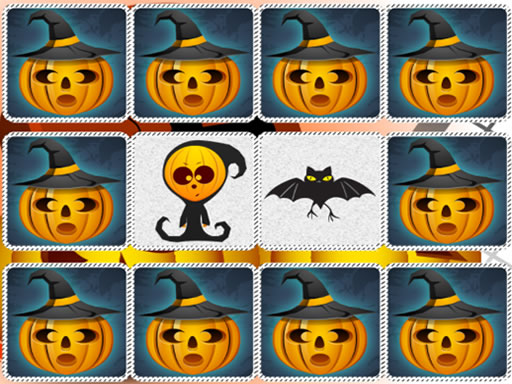 Memory Kids Halloween Game online Puzzle game