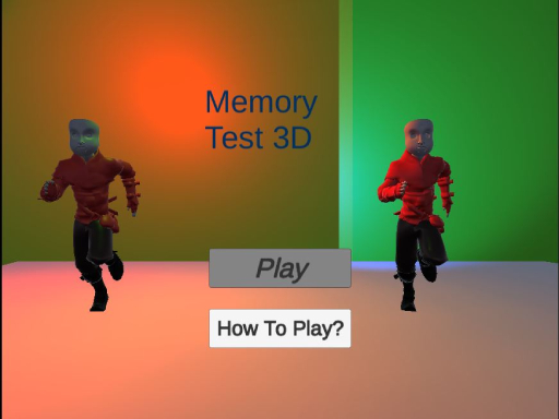 Memory Test 3D online game