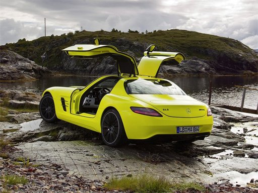 Mercedes-Benz SLS E-Cell Puzzle online game
