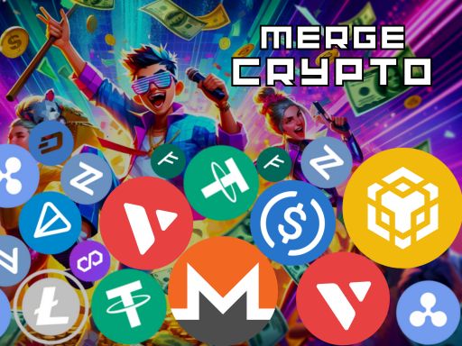 Merge Crypto 2048 Puzzle online game