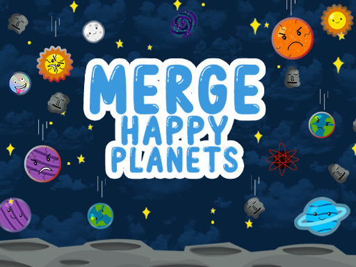 Merge Happy Planets! online Puzzle game