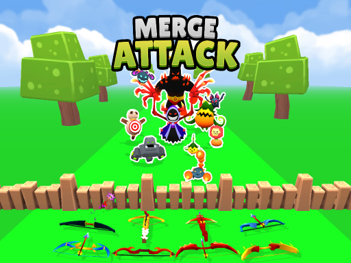 Merge Monster Attack online Shooting game