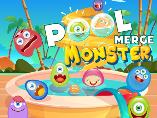Merge Monster : Pool Party online game