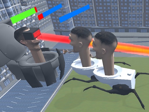 Merge Toilet Skib Fight online game