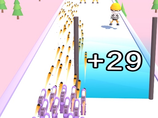 Merge Weapons Shooting 2048 online Hypercasual game