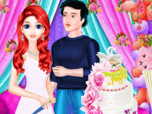 Mermaid Girl Wedding Cooking Cake  online game