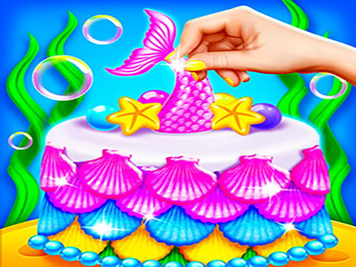 Mermaid Glitter Cake Maker online game