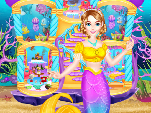 Mermaid House Cleaning And Decorating online Girls game