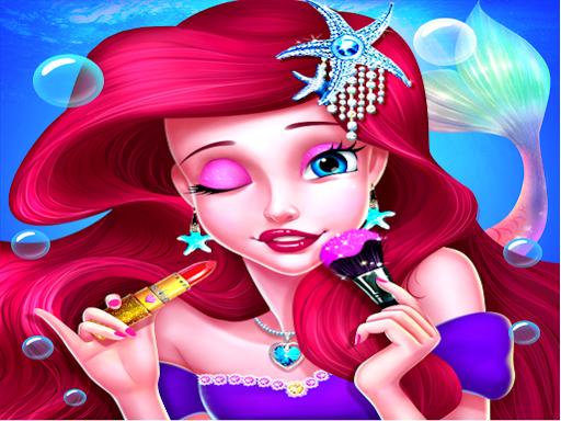 Mermaid Princess Makeup - Girl Fashion Salon game online Girls game
