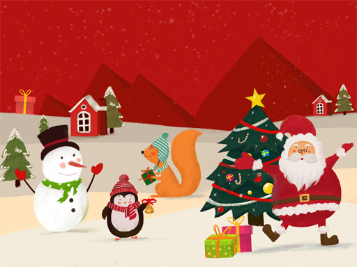 Merry Christmas Slide online game