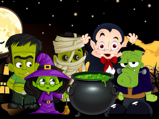 Midnight Halloween Jigsaw online Puzzle game