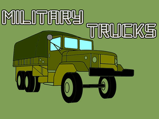 Military Trucks Coloring online game
