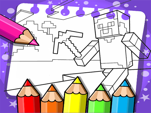 Minecraft Coloring Book online Puzzle game