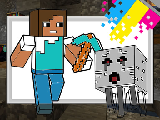 Minecraft Coloring Pages online game