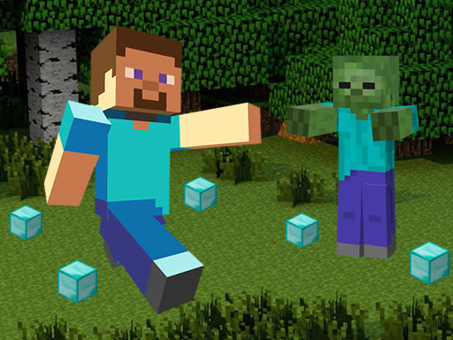 Minecraft Hidden Diamond Blocks online Puzzle game