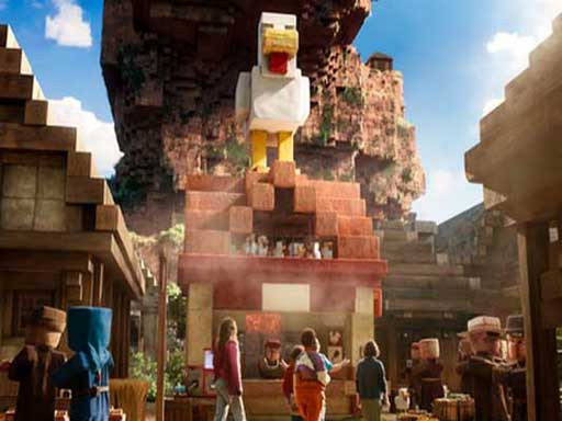 Minecraft Lava Chicken online Puzzle game