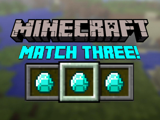 Minecraft Match Three online Puzzle game