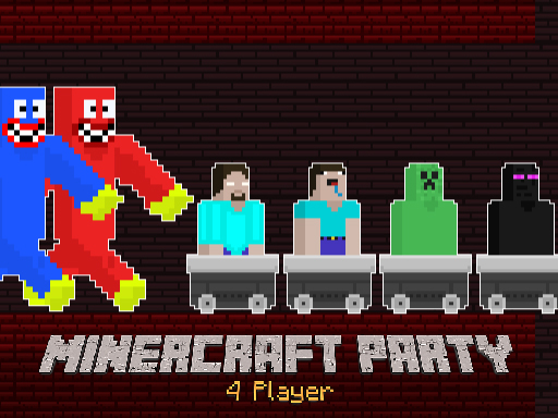 MinerCraft Party - 4 Player online game