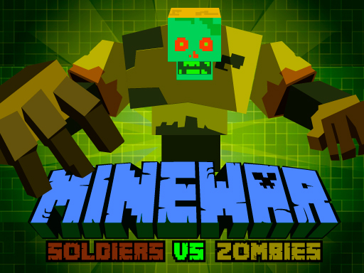 MineWar Soldiers vs Zombies online Adventure game