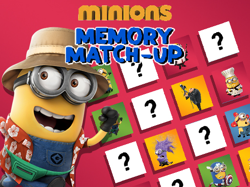 Minions Memory Match Up online game