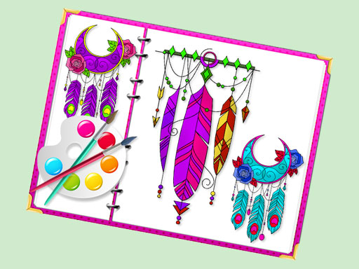 Miraculous Dream Catcher Coloring Book online game
