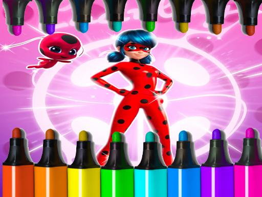 Miraculous Ladybug Coloring Game online game