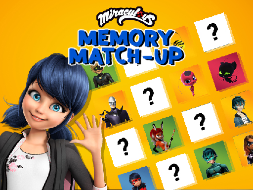 Miraculous Memory Match Up online game