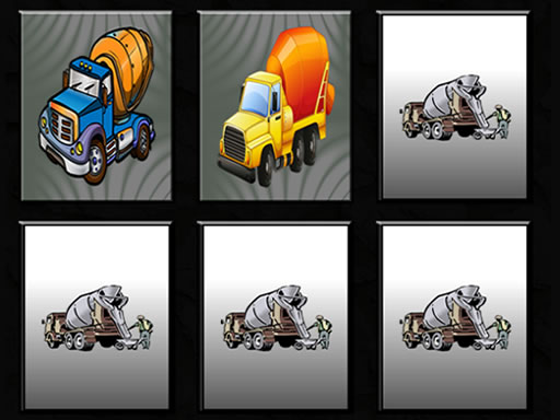 Mixer Trucks Memory online game