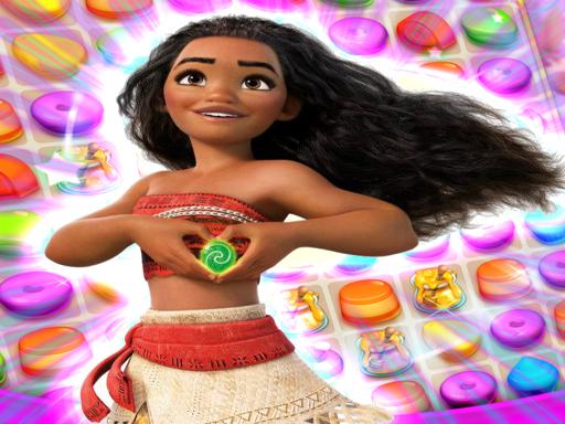 Moana Match 3 Puzzle online game