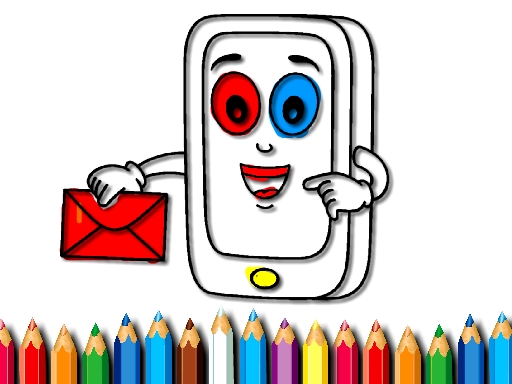 Mobile Phone Coloring Book online game