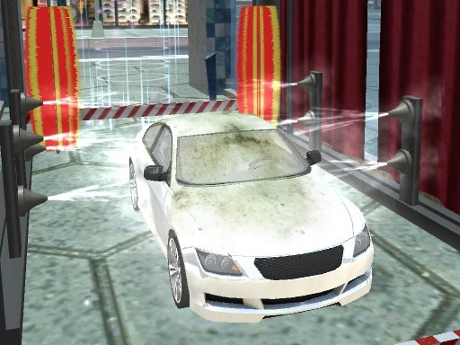 Modern Sports Car Wash 3D online game