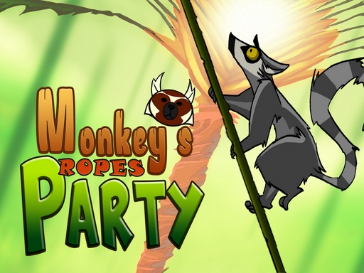 Monkeys ropes party online game