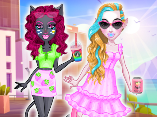 Monster Girls Summer Vacation online game