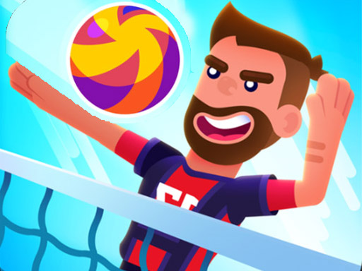 Monster Head Soccer Volleyball Game online Clicker game