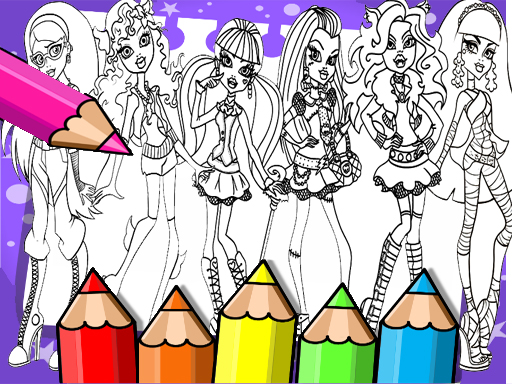Monster High Coloring Book online game