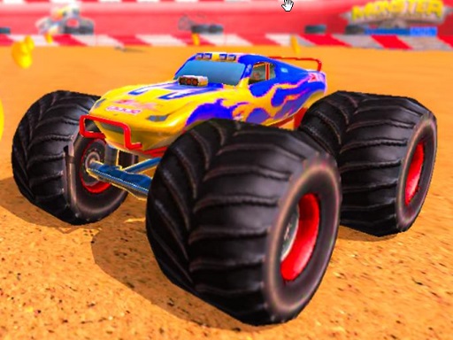 Monster truck Offroad Stunts online game