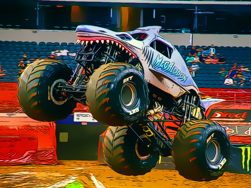 Monster Truck Racing Puzzle online game