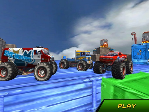 Monster Truck Stunts Sky Driving online game