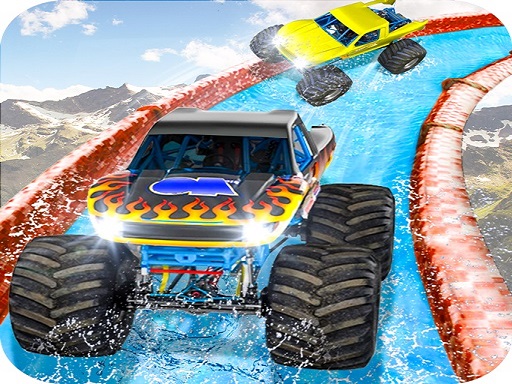 Monster Truck Water Surfing : Truck Racing Games online game