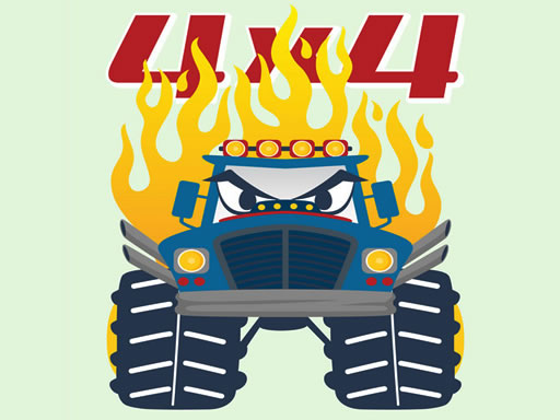 Monster Trucks Coloring Pages online game