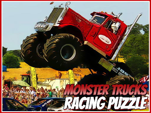 Monster Trucks Racing Puzzle online game