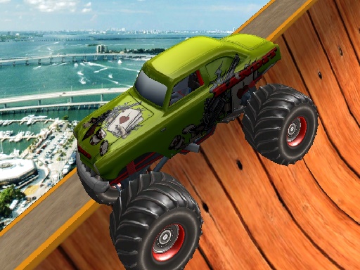Monster Trucks Sky Stunts online Racing game